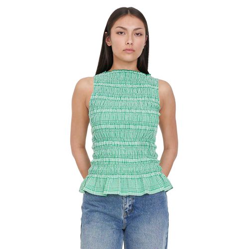 Huffer Gigi Shirred Top